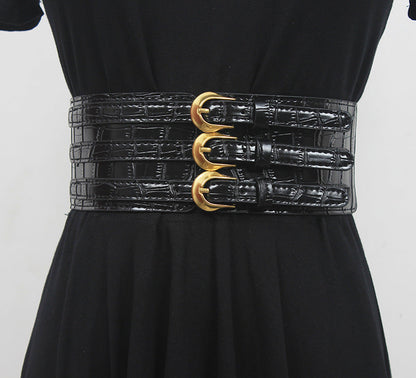 Belt Belt Dual-use Wide Ladies Decoration All-match Coat Suit Skirt Sweater