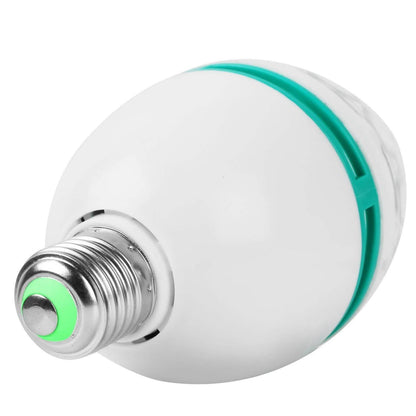 E27 3W Rotating RGB LED Light Bulb