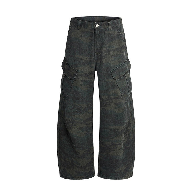 Multi-pocket Camouflage Cargo Pants For Men And Women