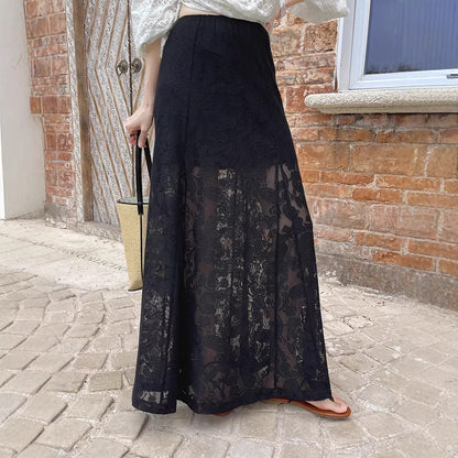 Fishtail Lace-Patchwork Skirt For Women