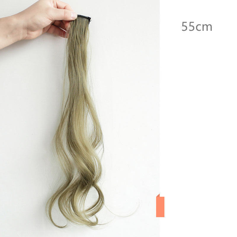 Gradient Invisible Curly Short Wig