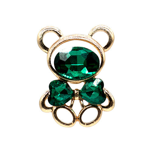 Metal Bear Shoe Ornament Hole Shoes Accessories High Sense