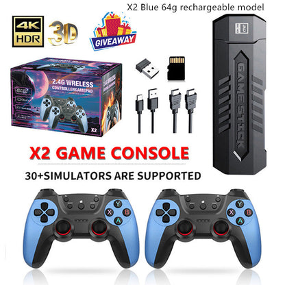X2 Blue Game Console 4K Double Connection Battle Wireless