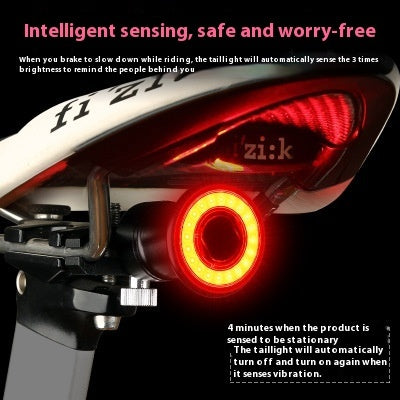 Portable Home Bicycle Smart Brake Taillight