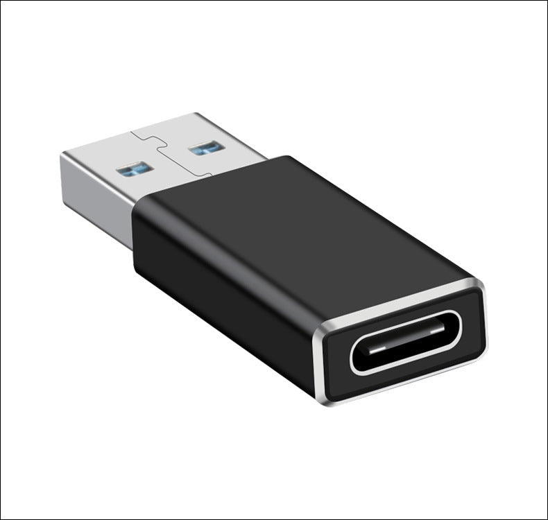 USB Male to USB C Female Double Sided Adapter