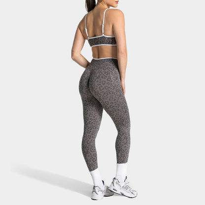 Breathable Sports Bra And Quick-drying Yoga Pants Workout Set