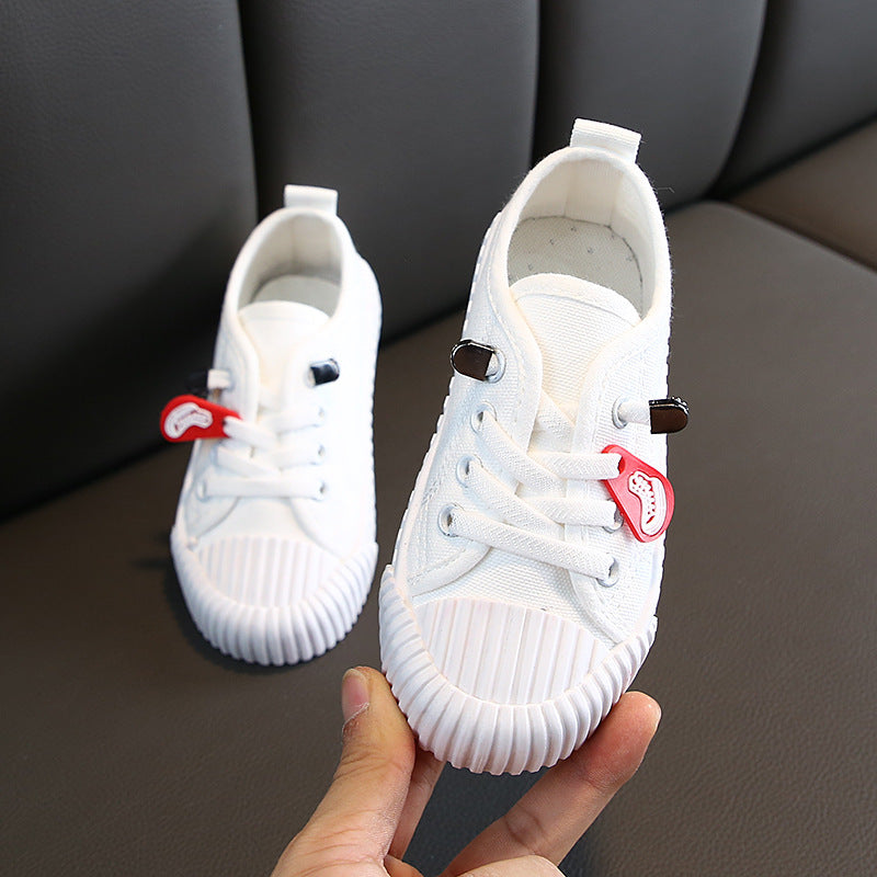 Autumn Korean Style Children's Candy-colored Canvas Shoes