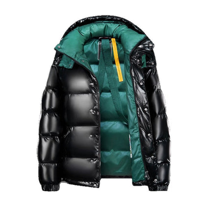 Men's White Duck Down Warm Jacket