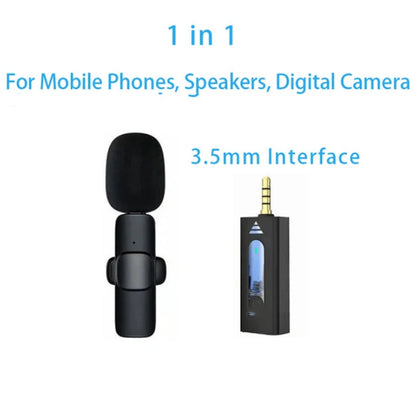Wireless Lavalier Microphone Drag Two Outdoor