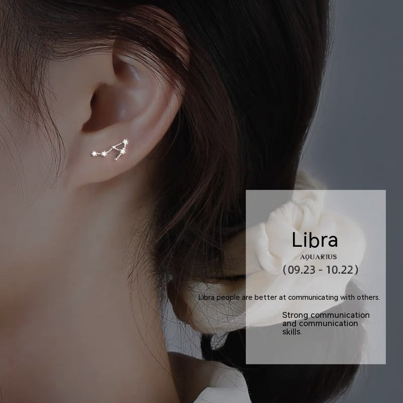 S925 Constellation Stud Earrings
