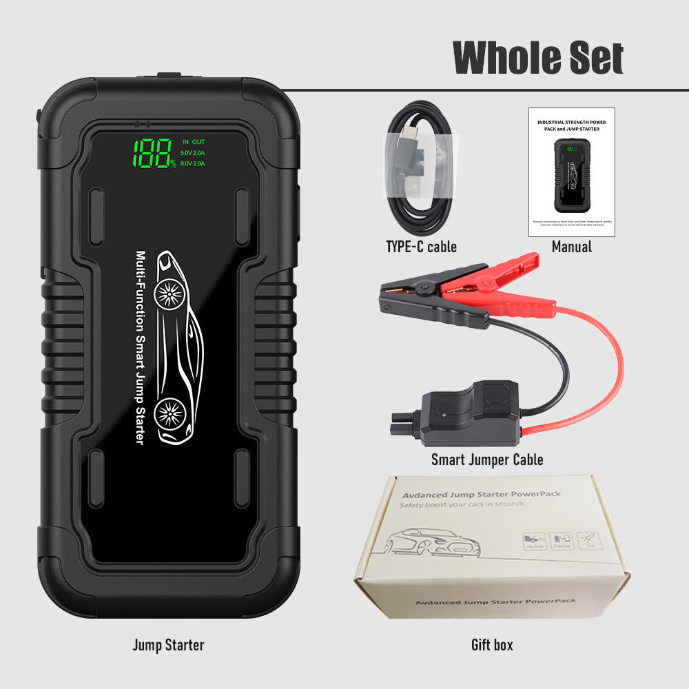 Car 20000mah Emergency Start Power Supply With LED Lighting