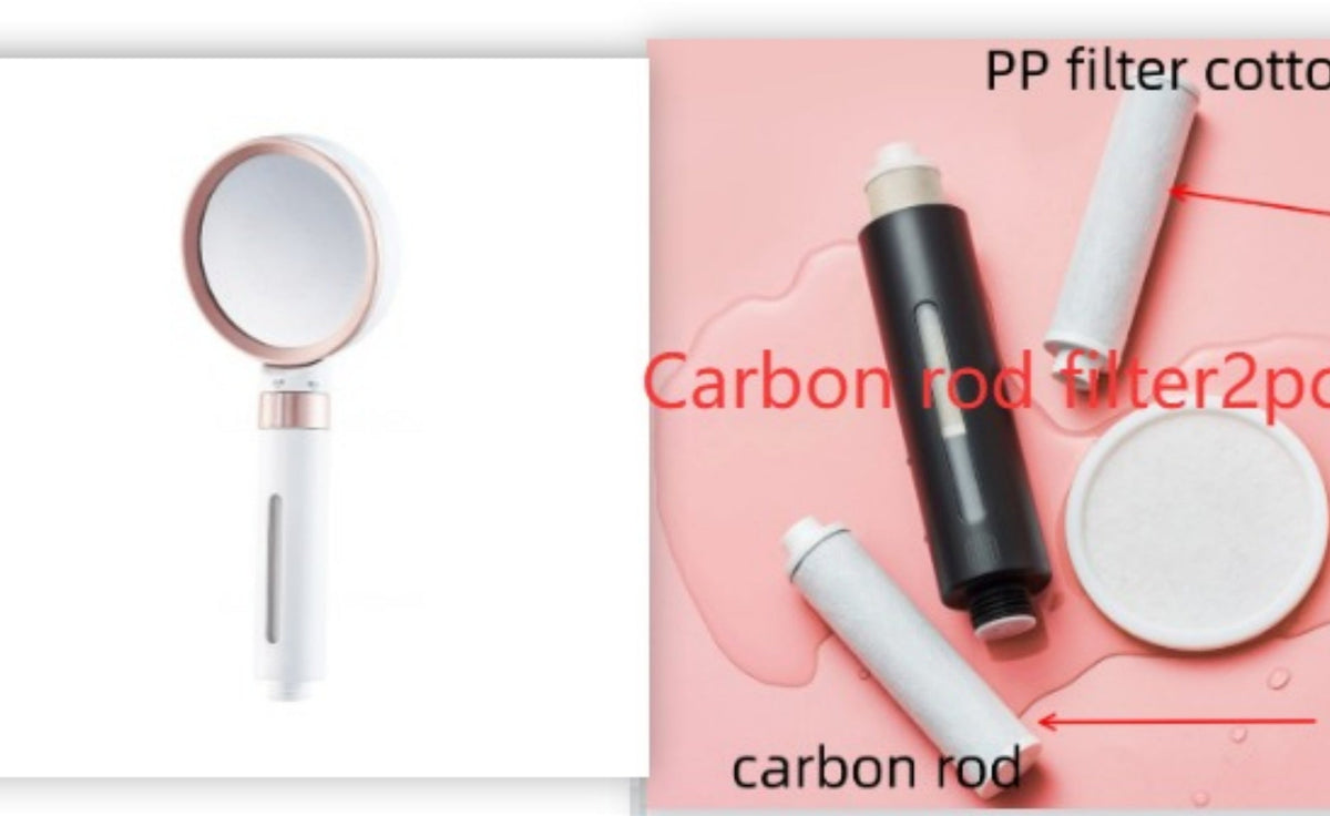 Rain Shower Head Set Filter Pressurized Bath Shower Head Set