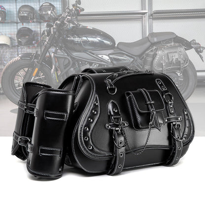 European And American Punk Motorcycle Side Bags