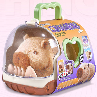 Childrens Electric Capybara Doll Toy Walking And Talking Plush Toy