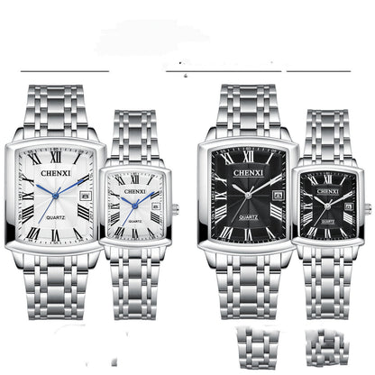 Couple Watch Casual Calendar Quartz Watch
