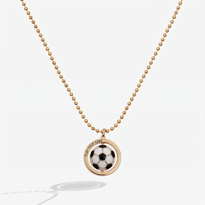 Football And Tennis Pendant Necklace For Women