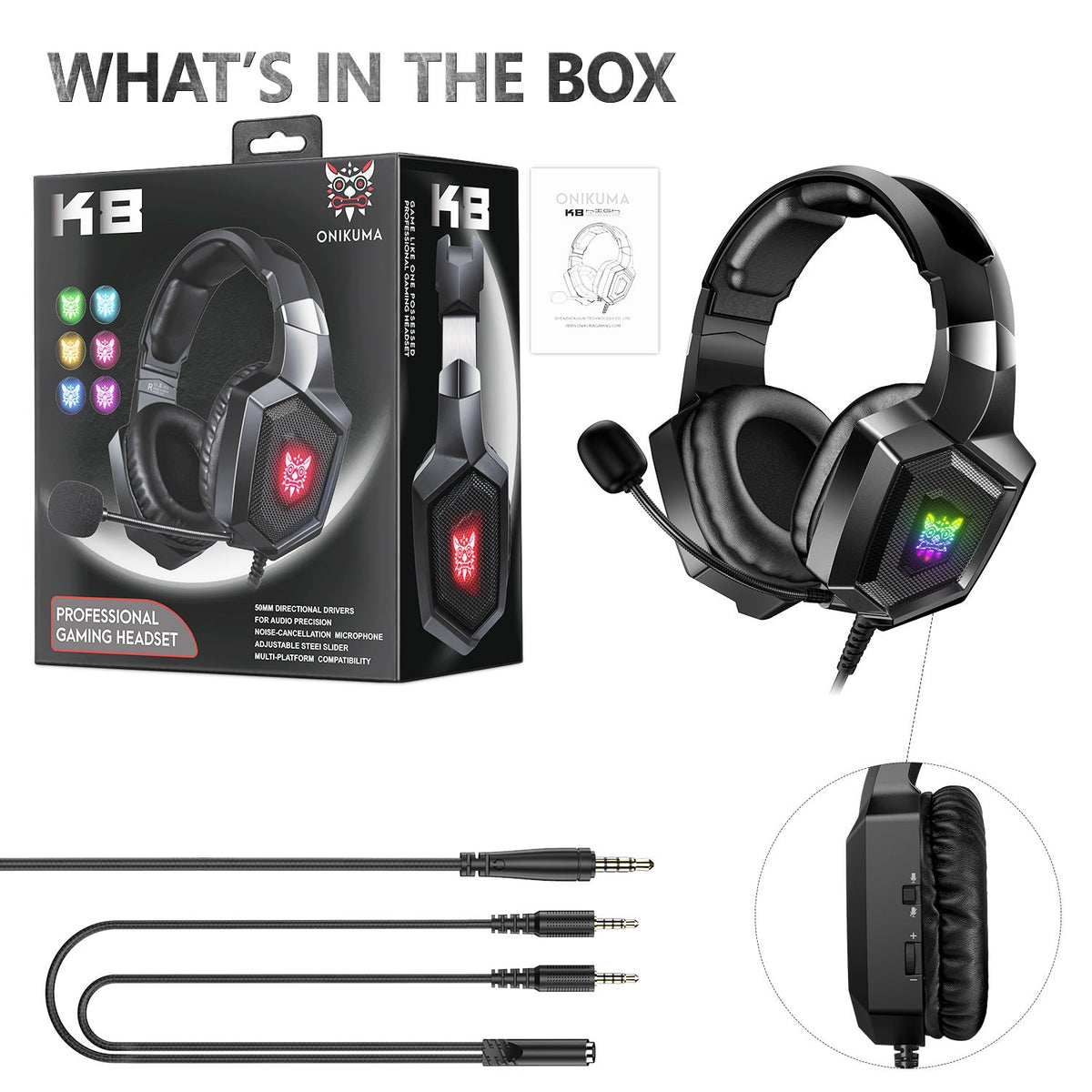 Creative Illuminated Headset For Home Gaming