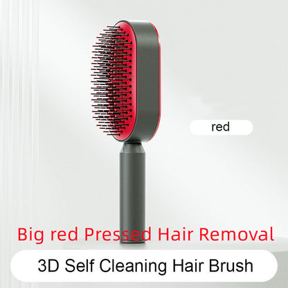 Self Cleaning Hair Brush One-key Airbag Massage