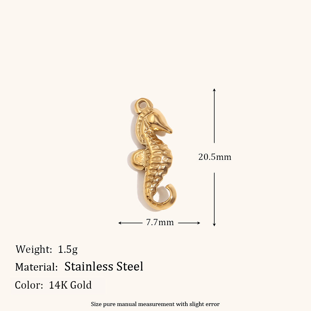 Creative Jewelry Accessory Stainless Steel Pendant With 14K Gold Plating