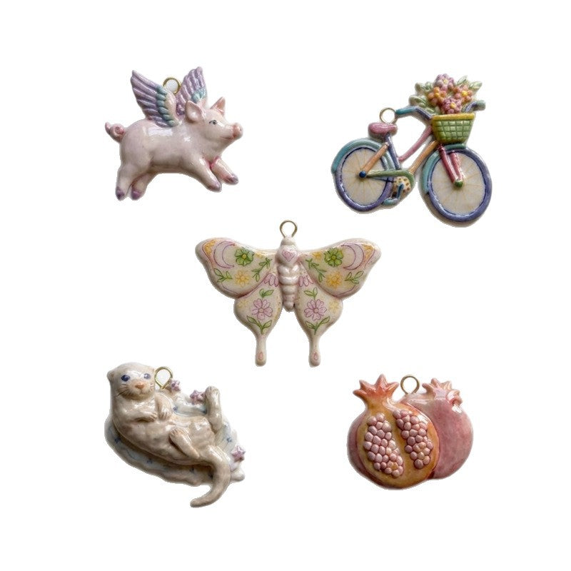 Simple And Versatile Cartoon Animal Pendant