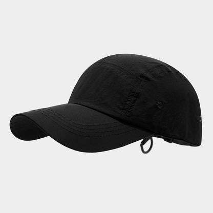 Quick-drying Baseball Cap Korean Style Simple Plain Dome Peaked Cap