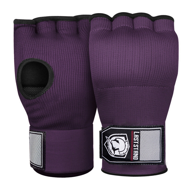 Gel Half Finger Boxing Gloves Hand Bandage