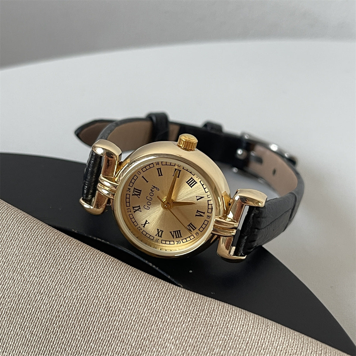 New Mini Brown Watch Vintage-style Light Luxury Niche For Women