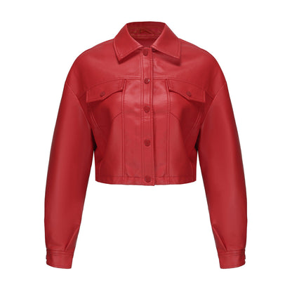 Women's Long-sleeved Single-breasted Short Jacket European And American