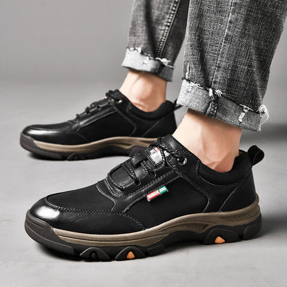 Fashion Leather Tide Shoes Breathable Casual Men