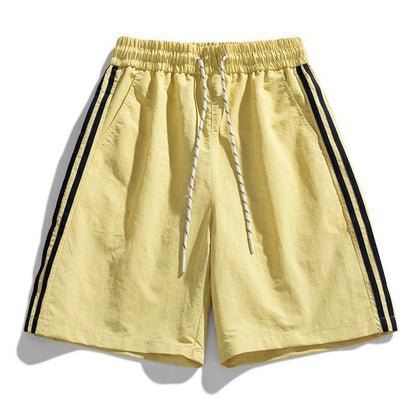 American Vintage Stripe Sports Shorts Men