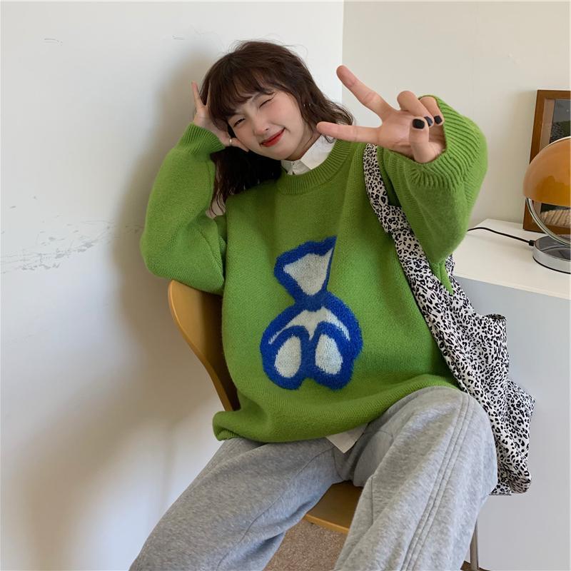 Women's Loose Velvet Thickened Sweater