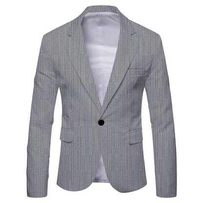 Mens Spring New Arrival Top Commuter Casual Blazer Mens Plus-Size British-style Suit For Men