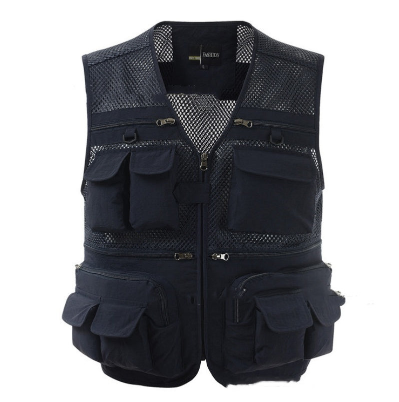Multi-pocket Men's Professional Photography Vest