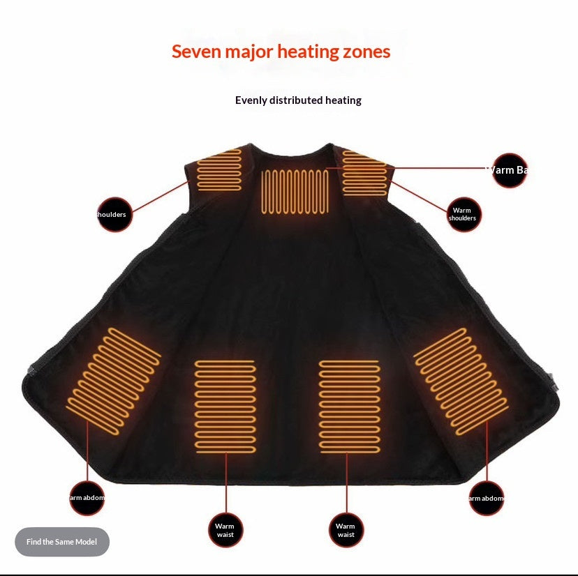 Winter Thermal Heated Clothing Electric Heating Vest
