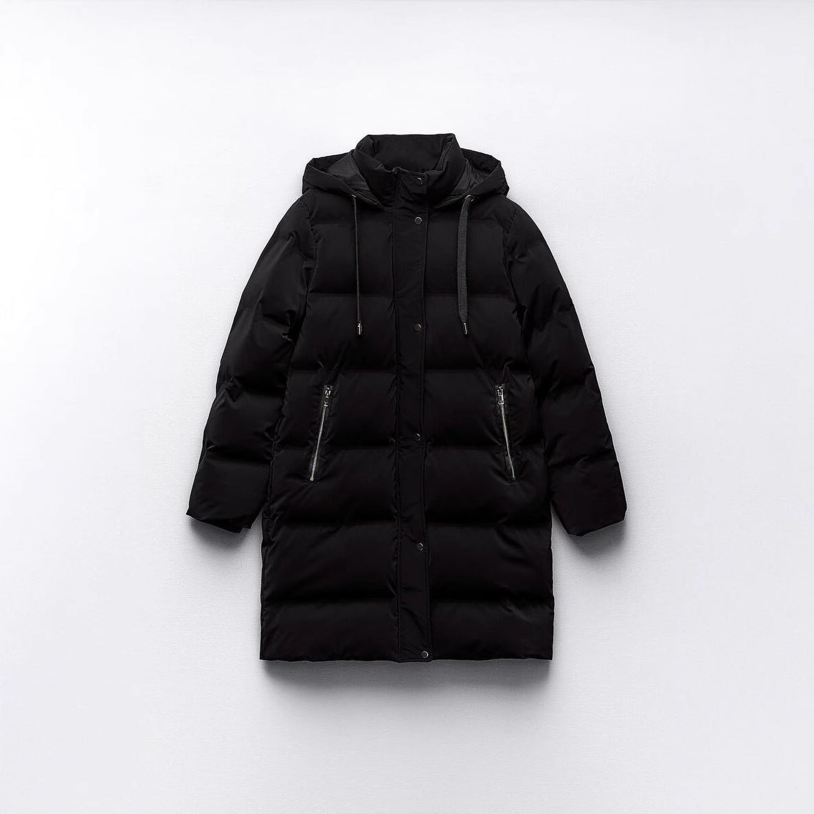 Cotton Jacket Hooded Slim Fit Slimming And Warm Long Bread Coat
