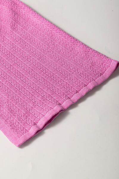Textured Square Neck Half Sleeve Top for Women Stylish