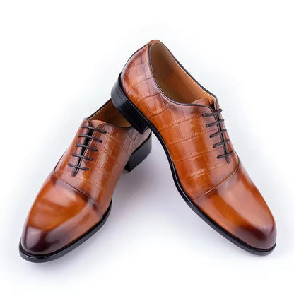 Men's Dress Shoes First Layer Cowhide Handmade