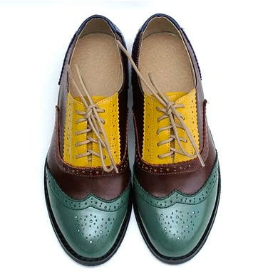 British Style Shoes Oxford Shoes Brock Women's Shoes Flat Shoes