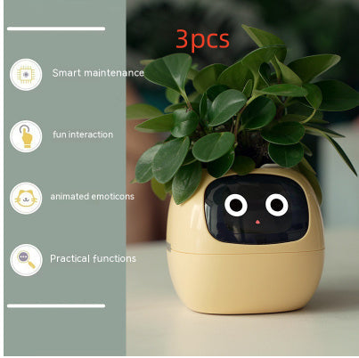 Smart AI Planter with Expressions and Sensors