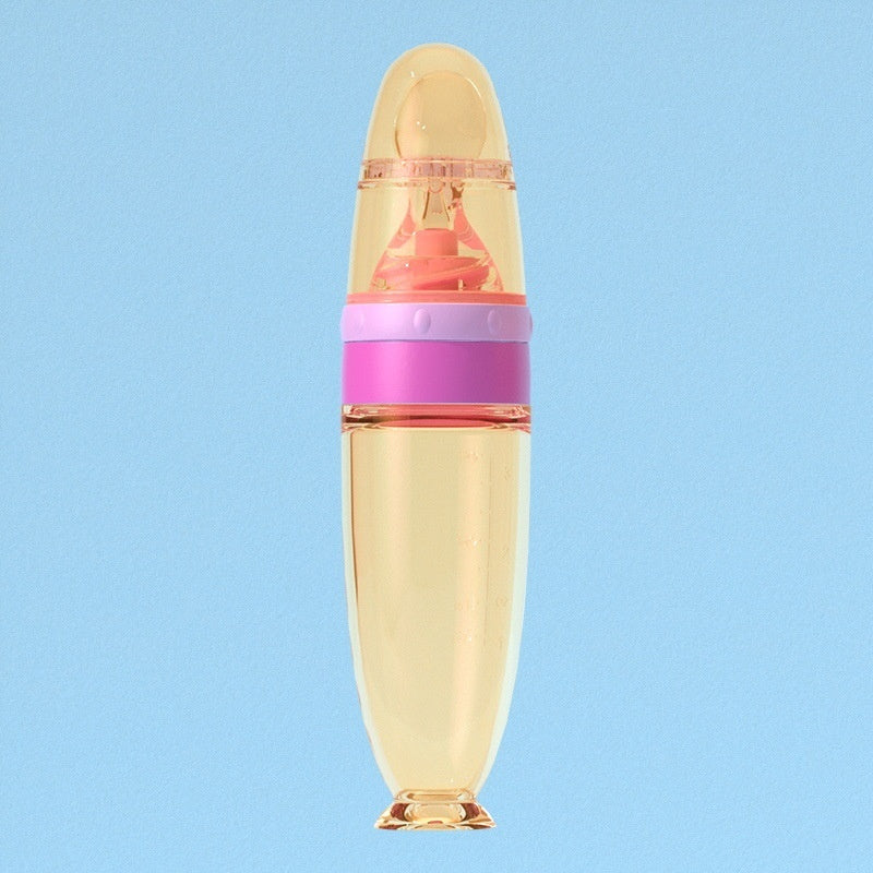 Silica Gel Sucker Rice Paste Bottle Nano Silver Baby