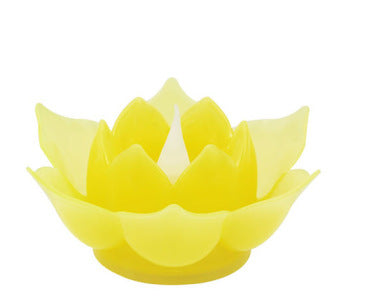 Electronic Plastic Big Lotus With Battery Lamp