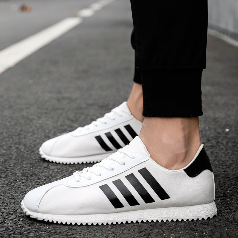 Autumn Canvas White Shoes Men's Canvas Sneakers