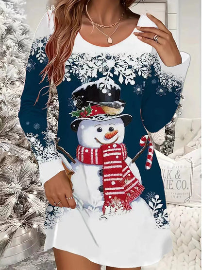 European And American Women's Clothing Christmas Leisure Dress