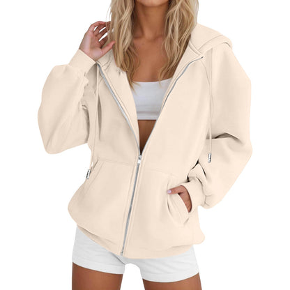 Laid-back Casual Figure-flattering Cardigan Top