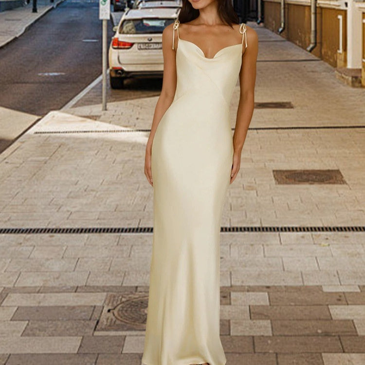 Slim-fit Summer Dresses For Women In Europe And The US