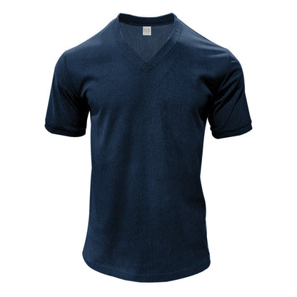 American-style Loose-fit Casual Mens T-shirt