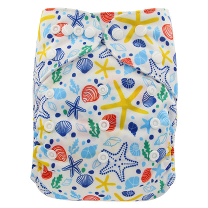 Washable Baby Cloth Diaper Breathable Diaper Pants 0-3 Years Old Baby Adjustable Diaper Leak-proof Diaper