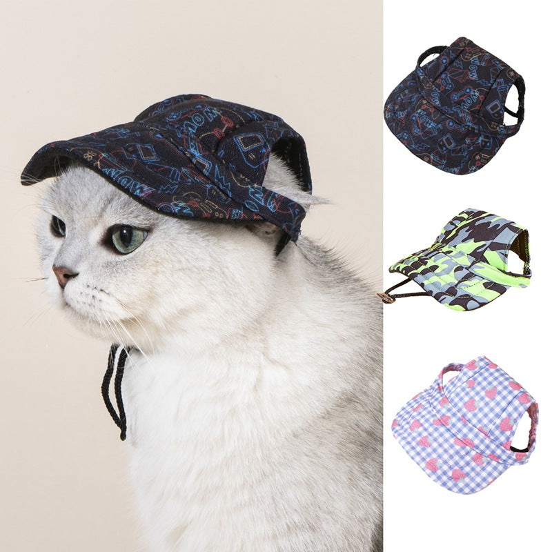 Pet Baseball Cap Leisure Sports Wind Sun Protection Sunshade