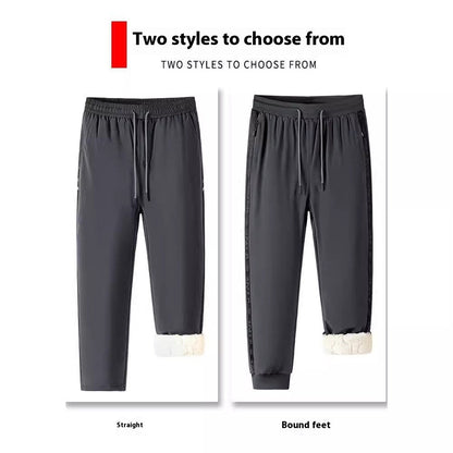 Tactical Pants Men's And Women's Waterproof Windproof Thick Cotton-padded Trousers Cold-proof Lambswool