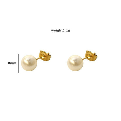 Simple And Versatile Ladies' 316 Stainless Steel Earrings